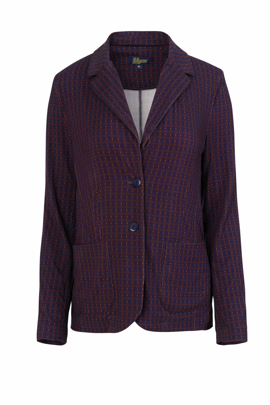 Nova Blazer | Chocolade vierkant
