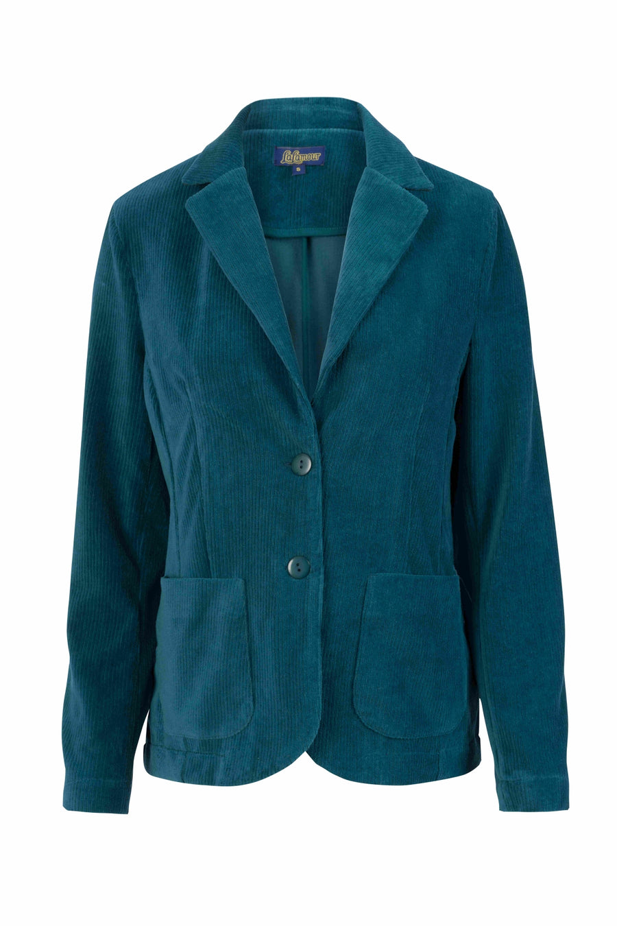 Nova Blazer | Rib Velours Petrol