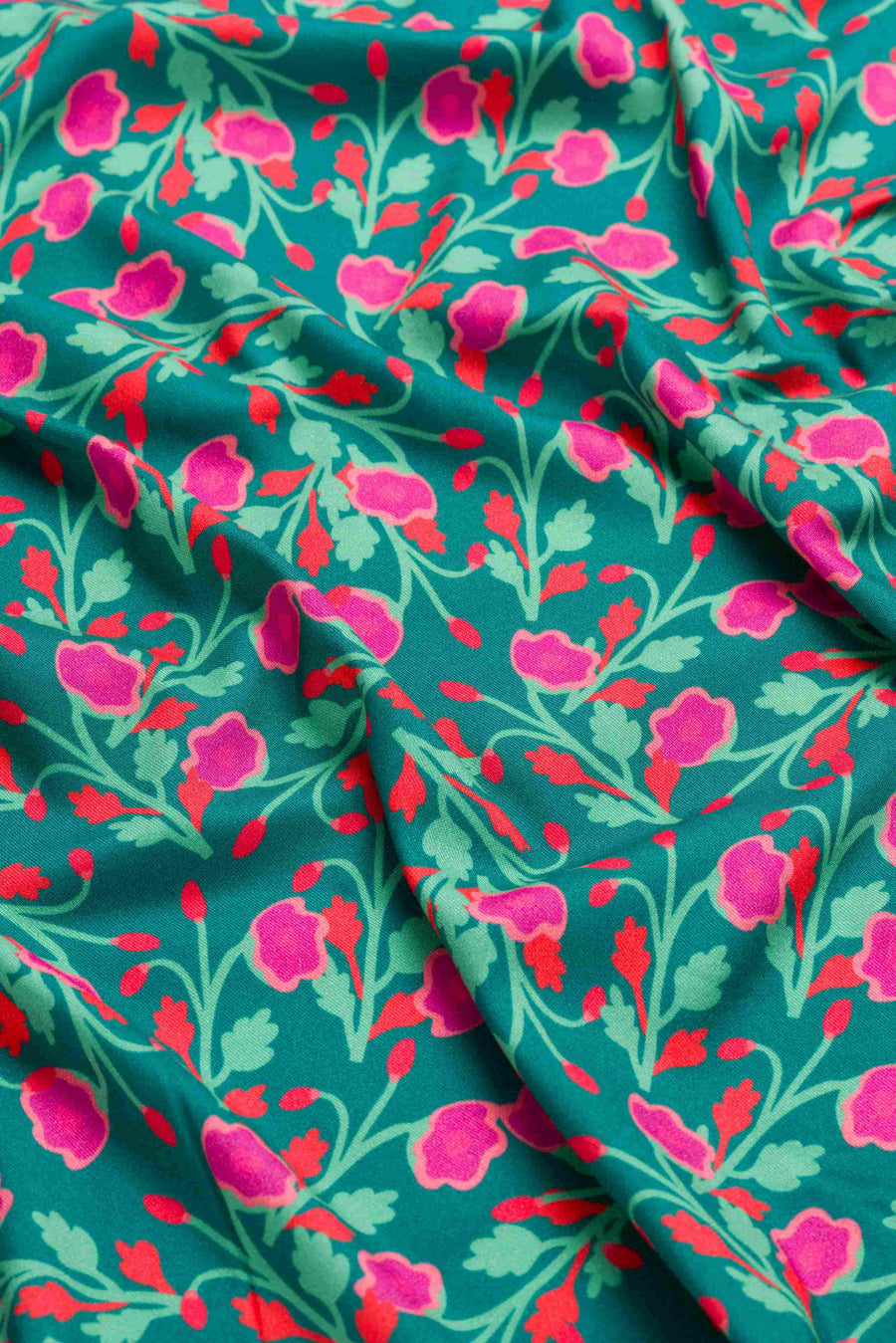 Olivia-jurk | Platte bloemen