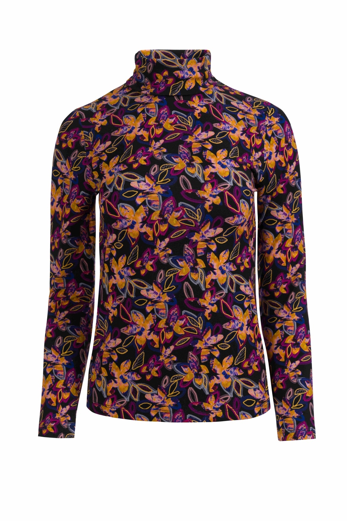 Ruby Top Ls | Heldere herfstbloemen