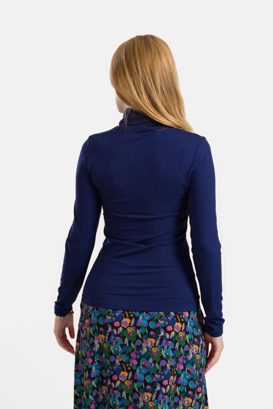 Ruby Top Ls | Ecovero Plain Blue