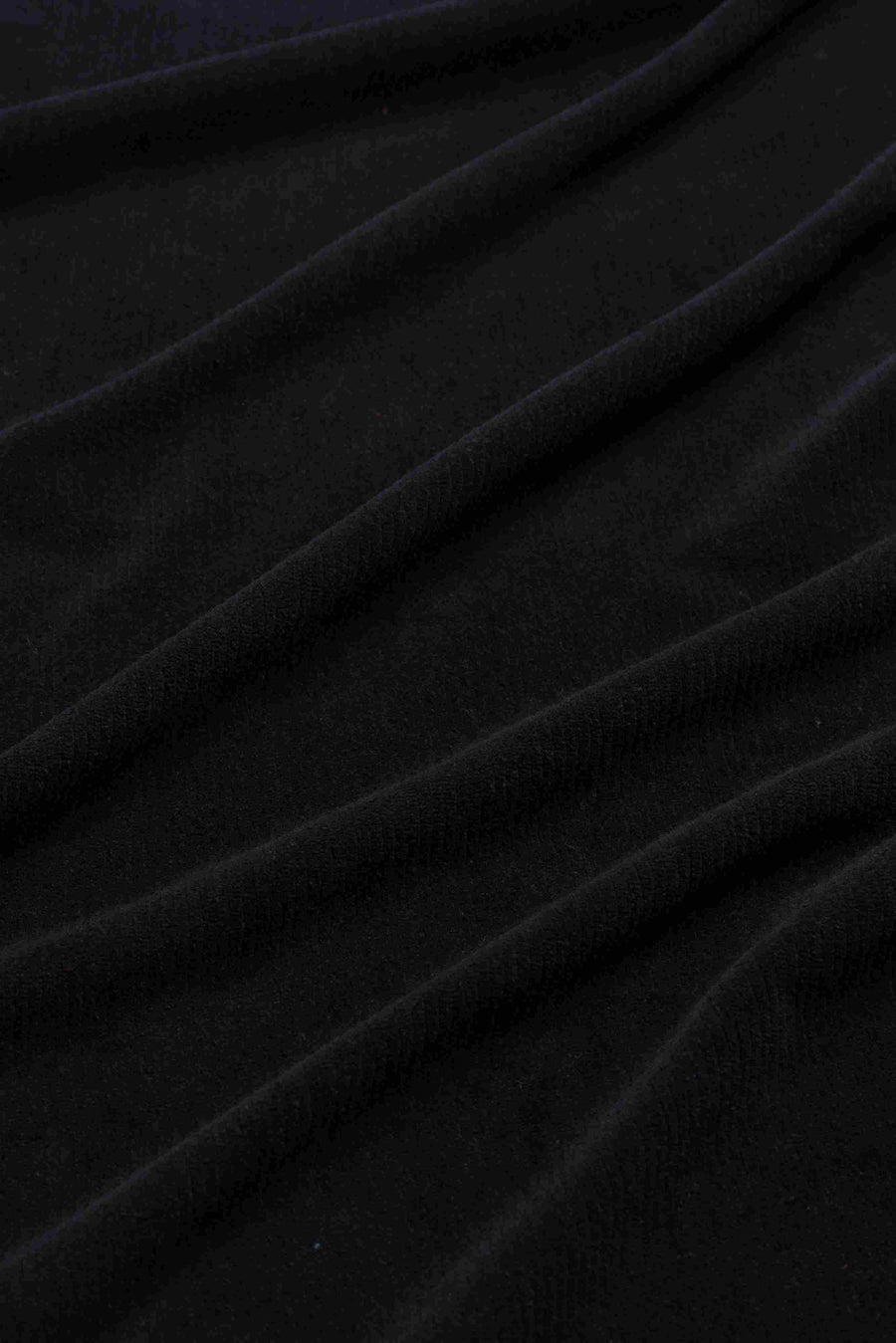 Sandra jurk | Geribbelde velours zwart