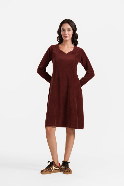 Sandra Jurk | Rib Velour Chocolate