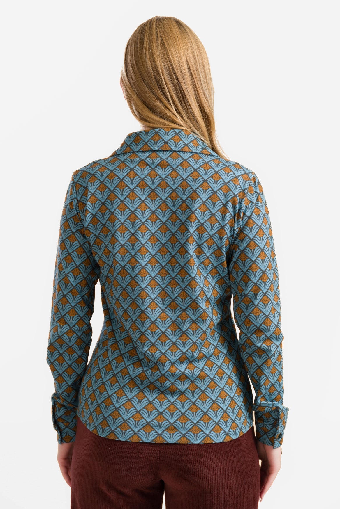 Sara Blouse | Jungle Groene Bloem