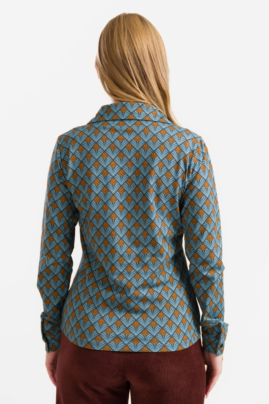 Sara Blouse | Jungle Groene Bloem