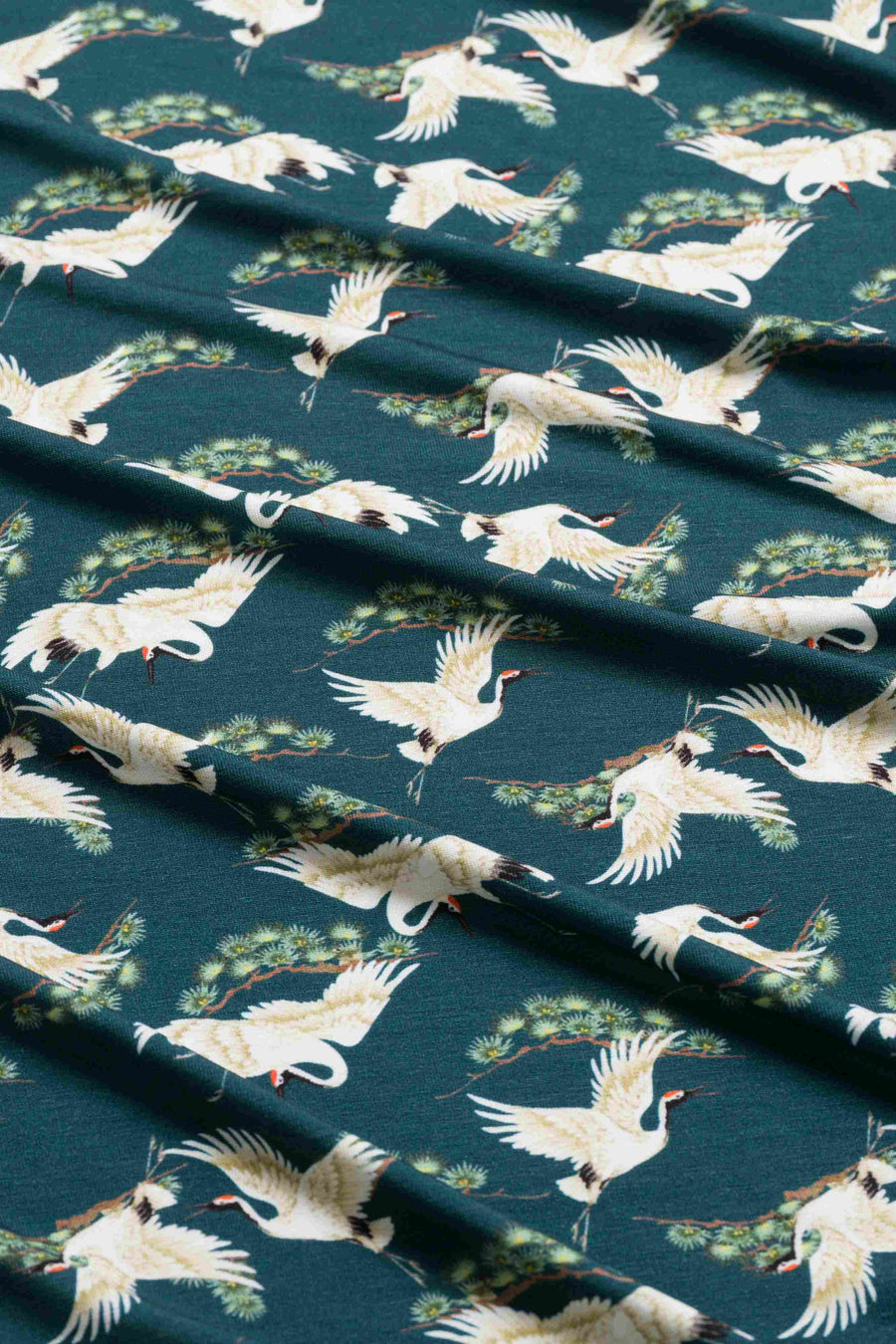 Sill Blouse I Crane Dance Petrol