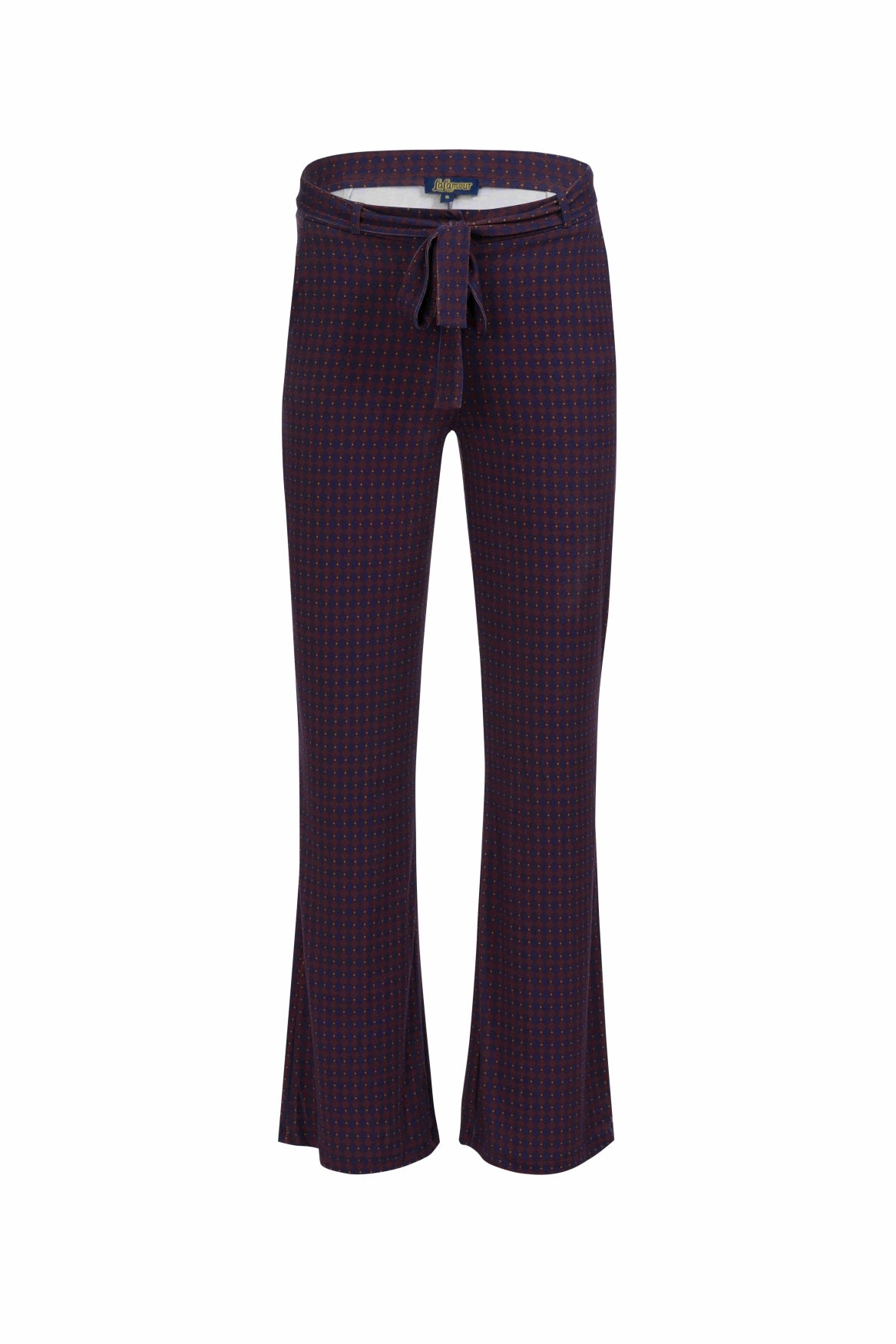 Sue Trousers | Chocolade vierkant