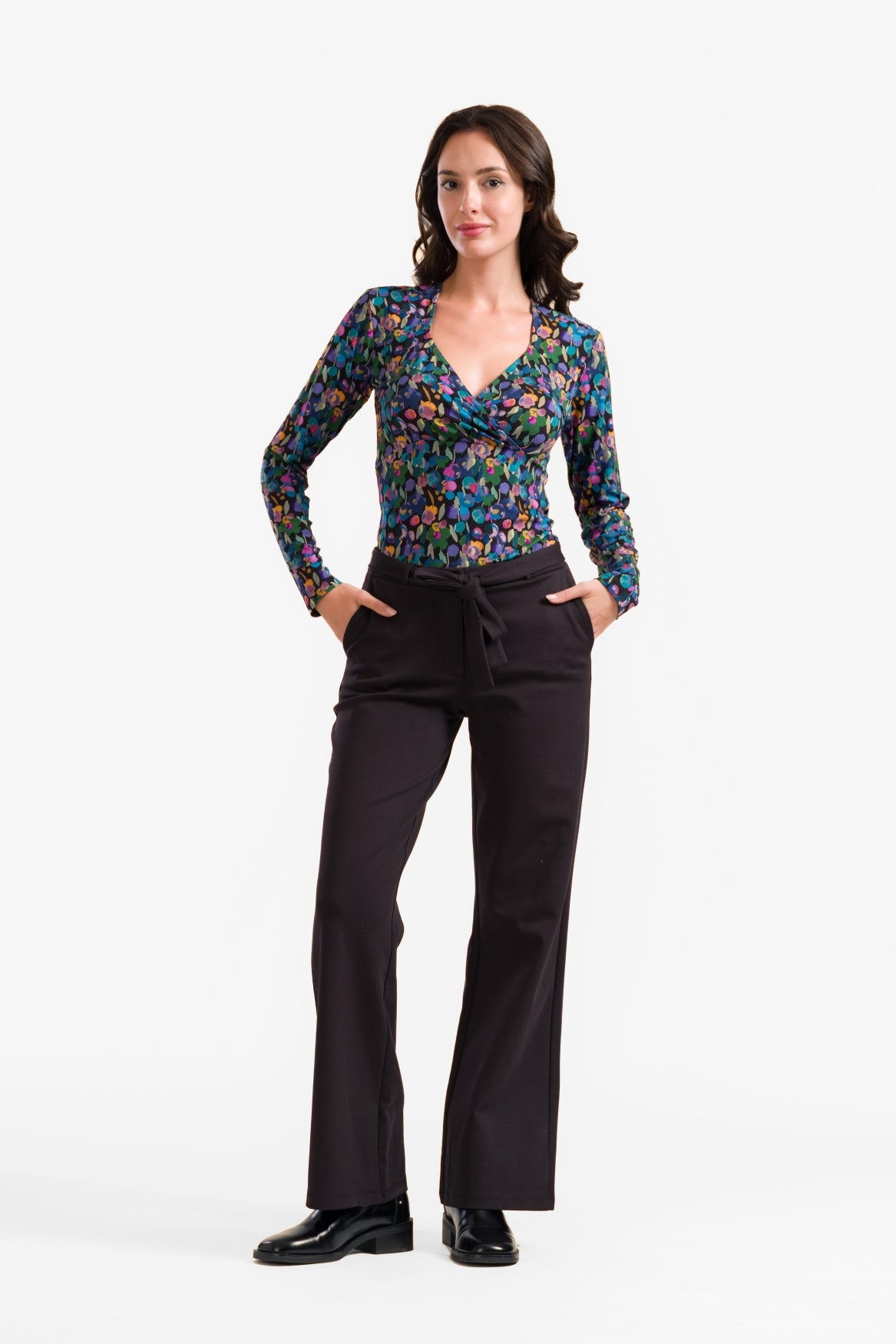 Sue-broek | Punta Di Roma Zwart