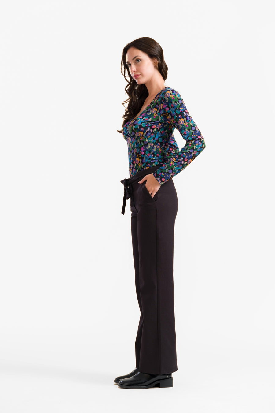 Sue-broek | Punta Di Roma Zwart