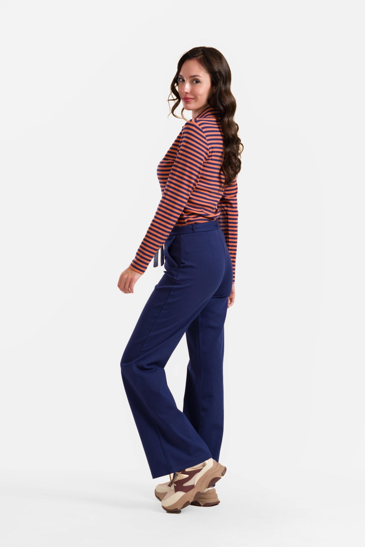 Sue-broek | Punta Di Roma Blauw