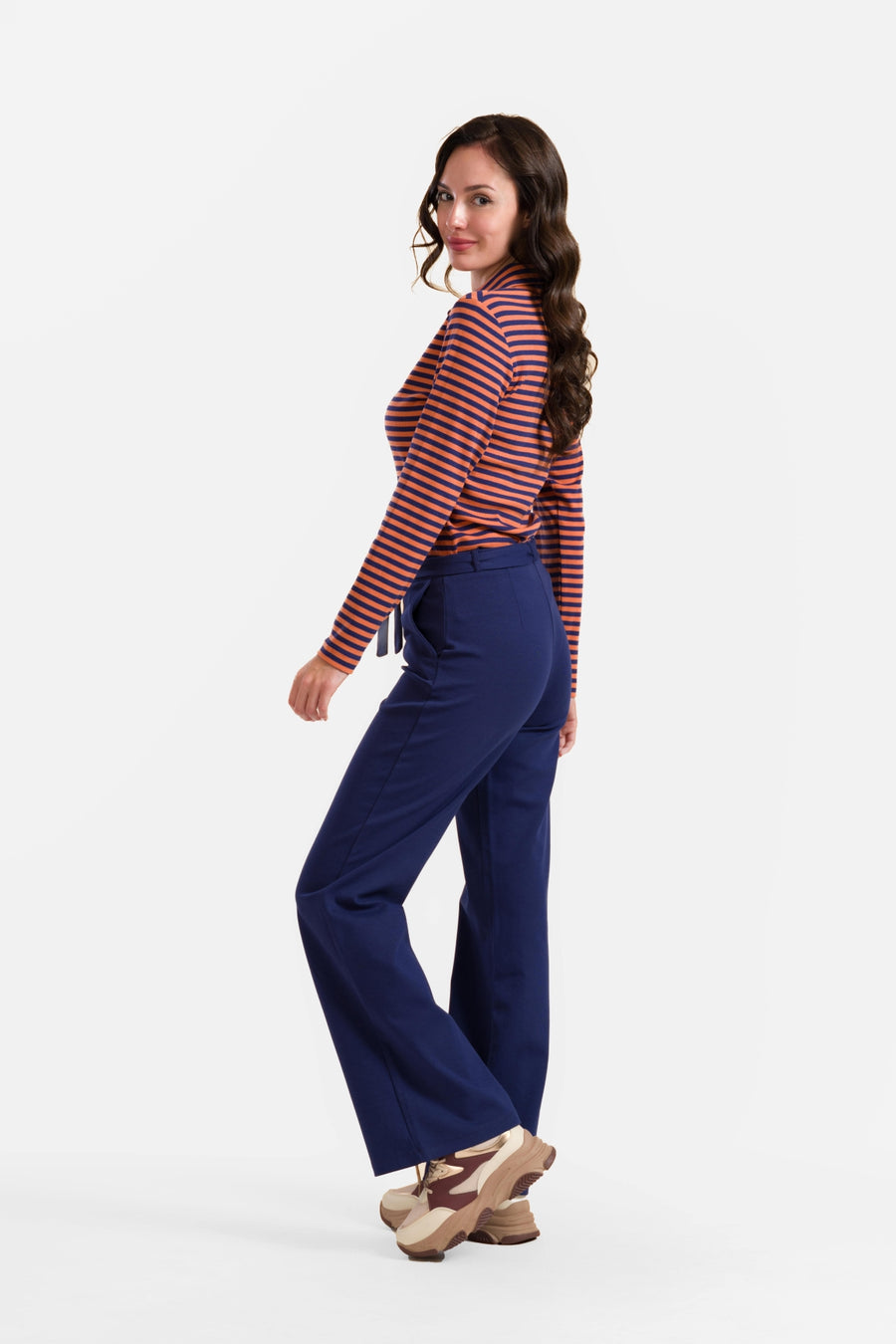 Sue-broek | Punta Di Roma Blauw