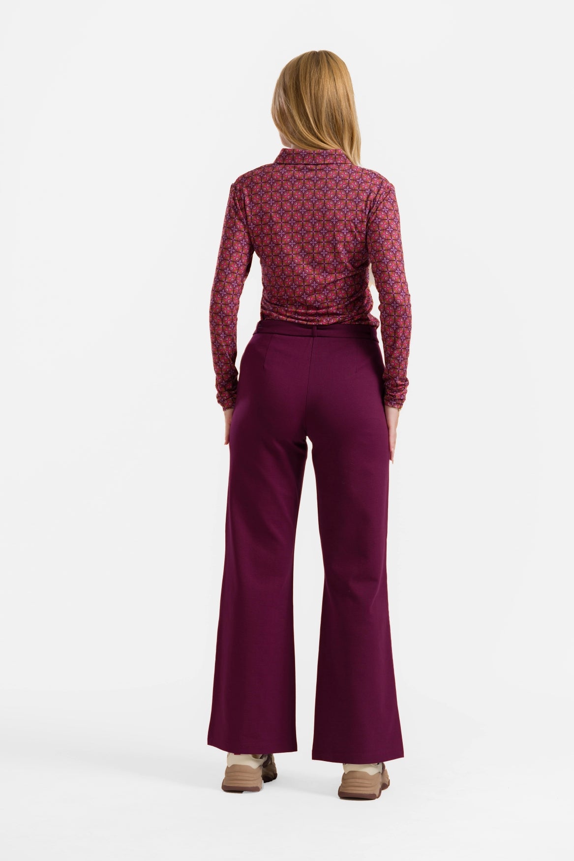 Sue-broek | Punta Di Roma Bordeaux