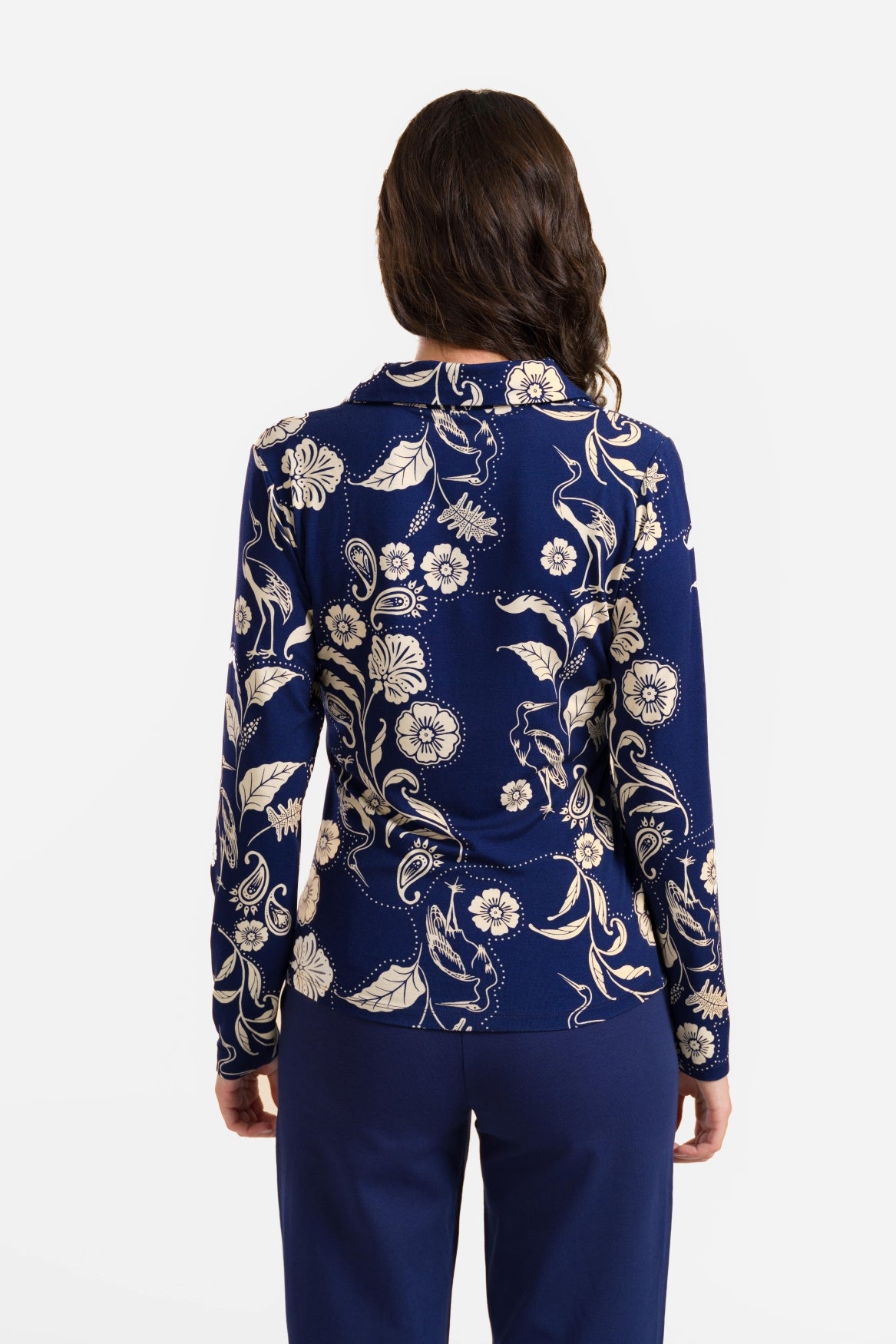 Suzy Top met lange mouwen | Bird Of Paisleys