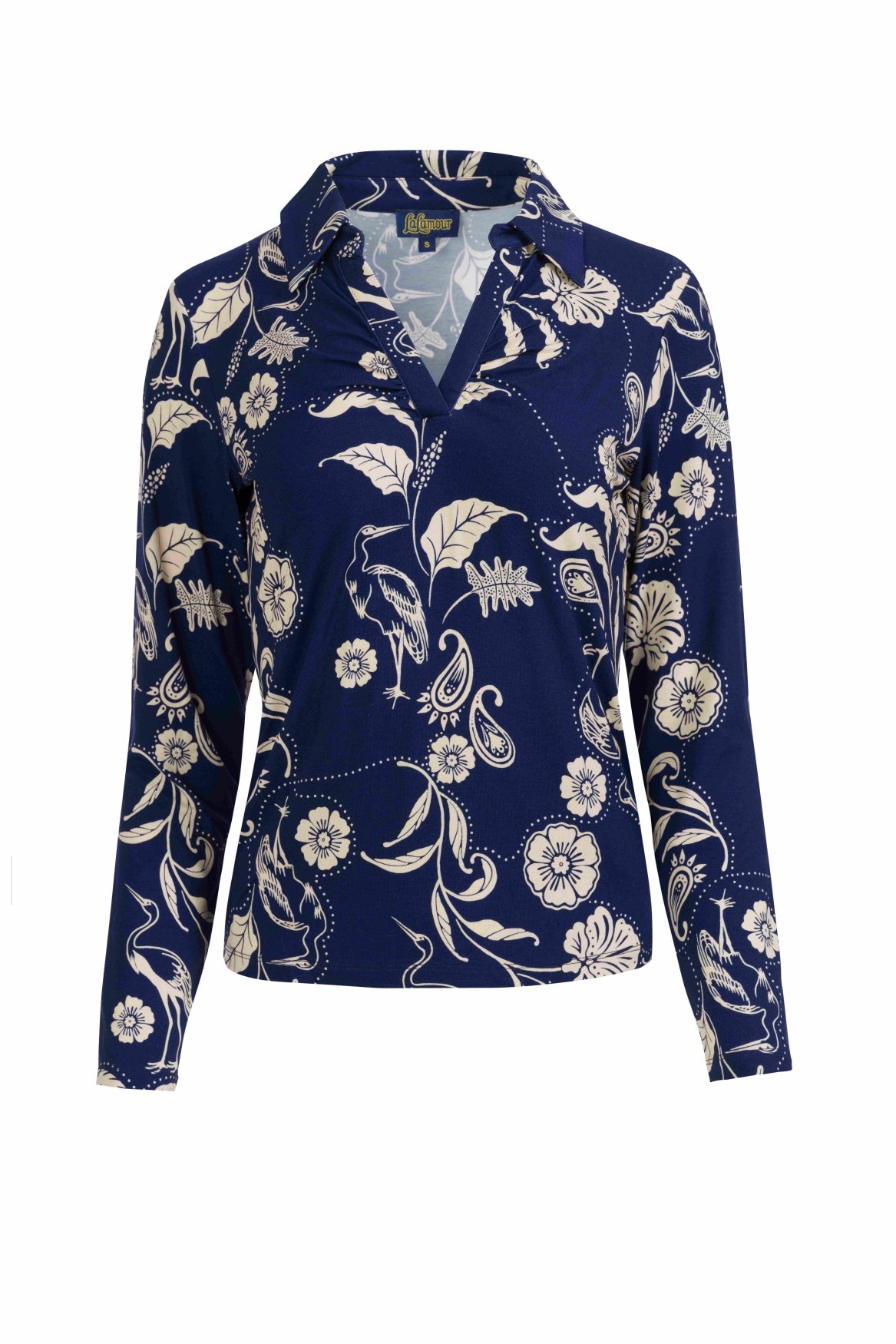 Suzy Top met lange mouwen | Bird Of Paisleys