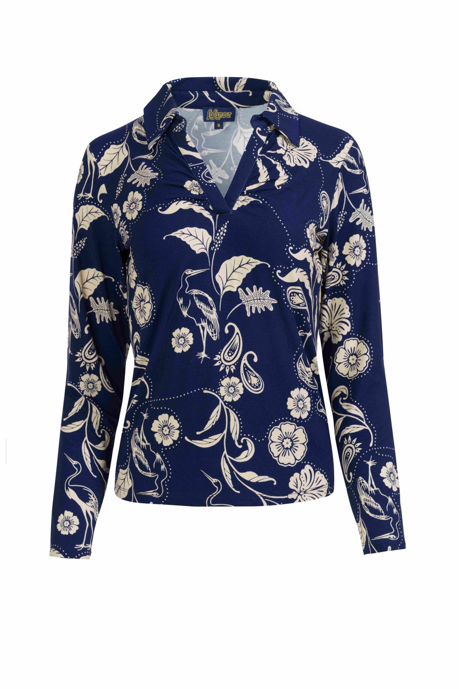 Suzy Top met lange mouwen | Bird Of Paisleys