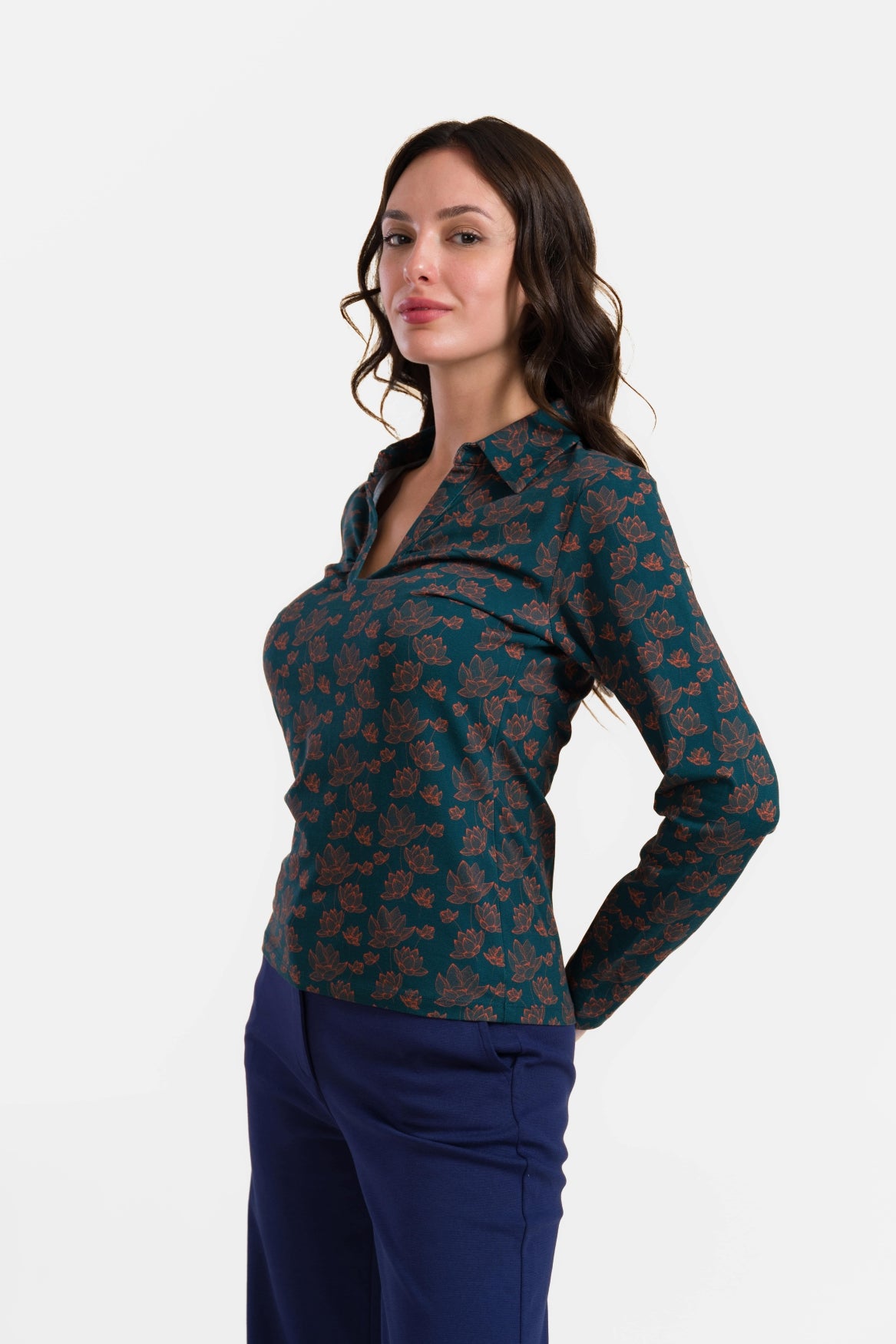 Suzy Top met lange mouwen | Lotus