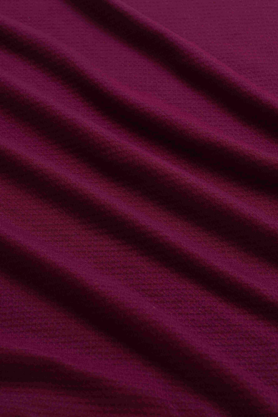 Cathy Top Ls | Wafel Bordeaux