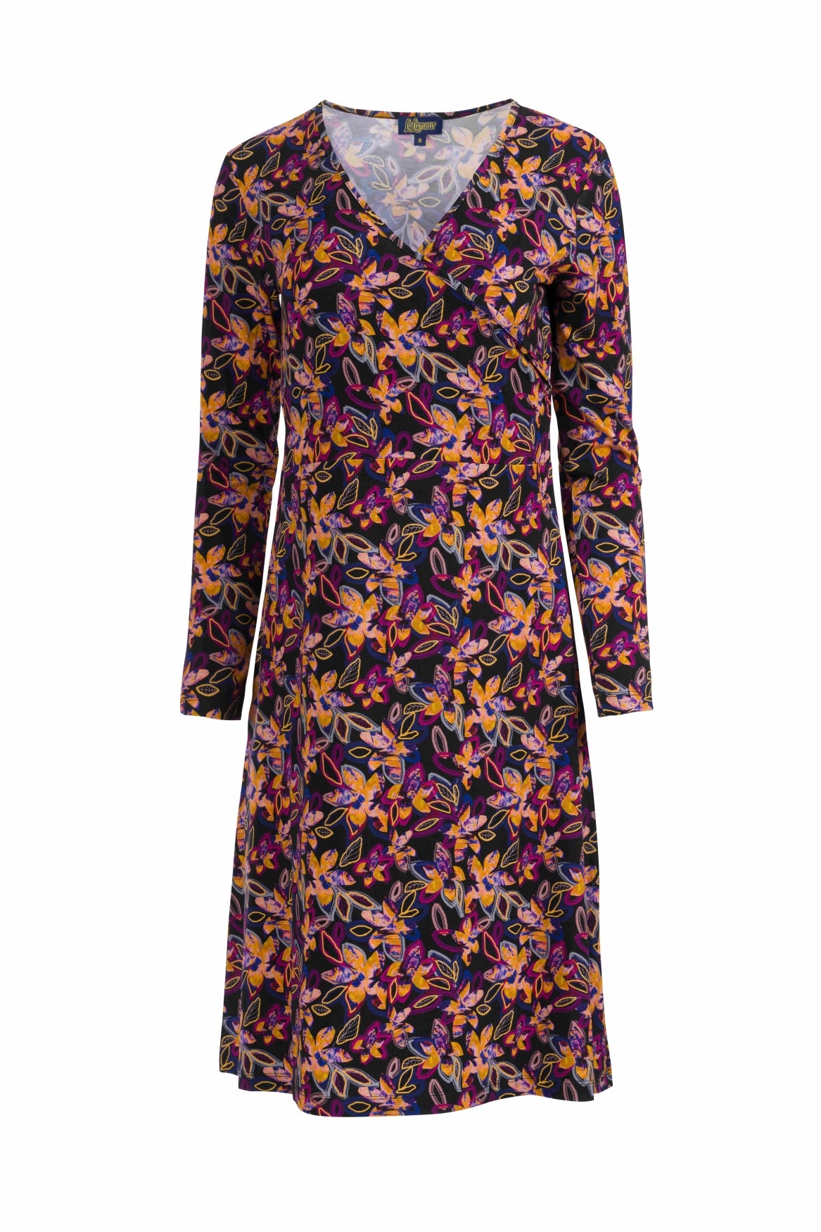 Chrissy Cross Jurk | Bright Autumn Flowers