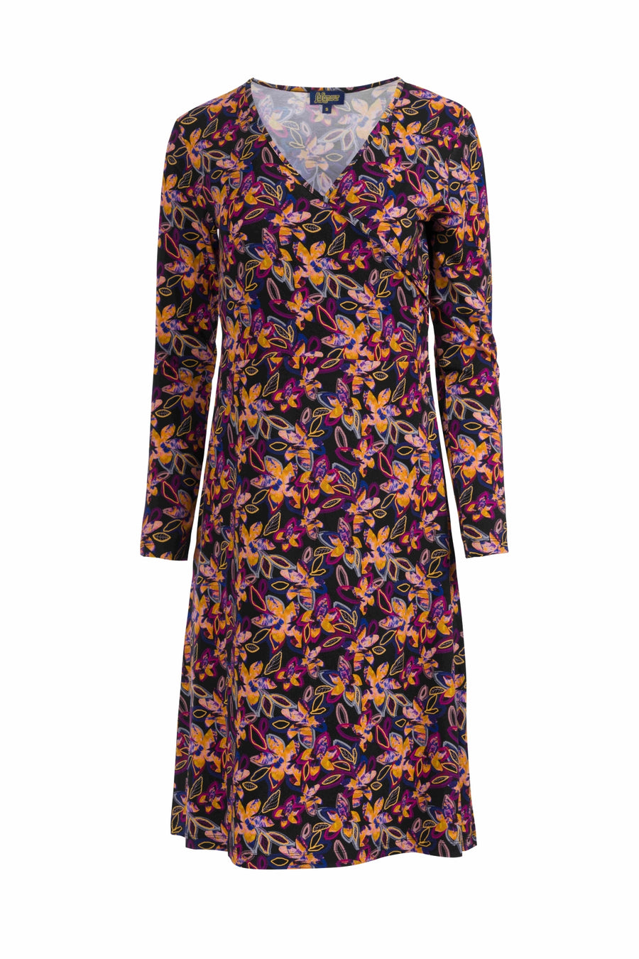 Chrissy Cross Jurk | Bright Autumn Flowers