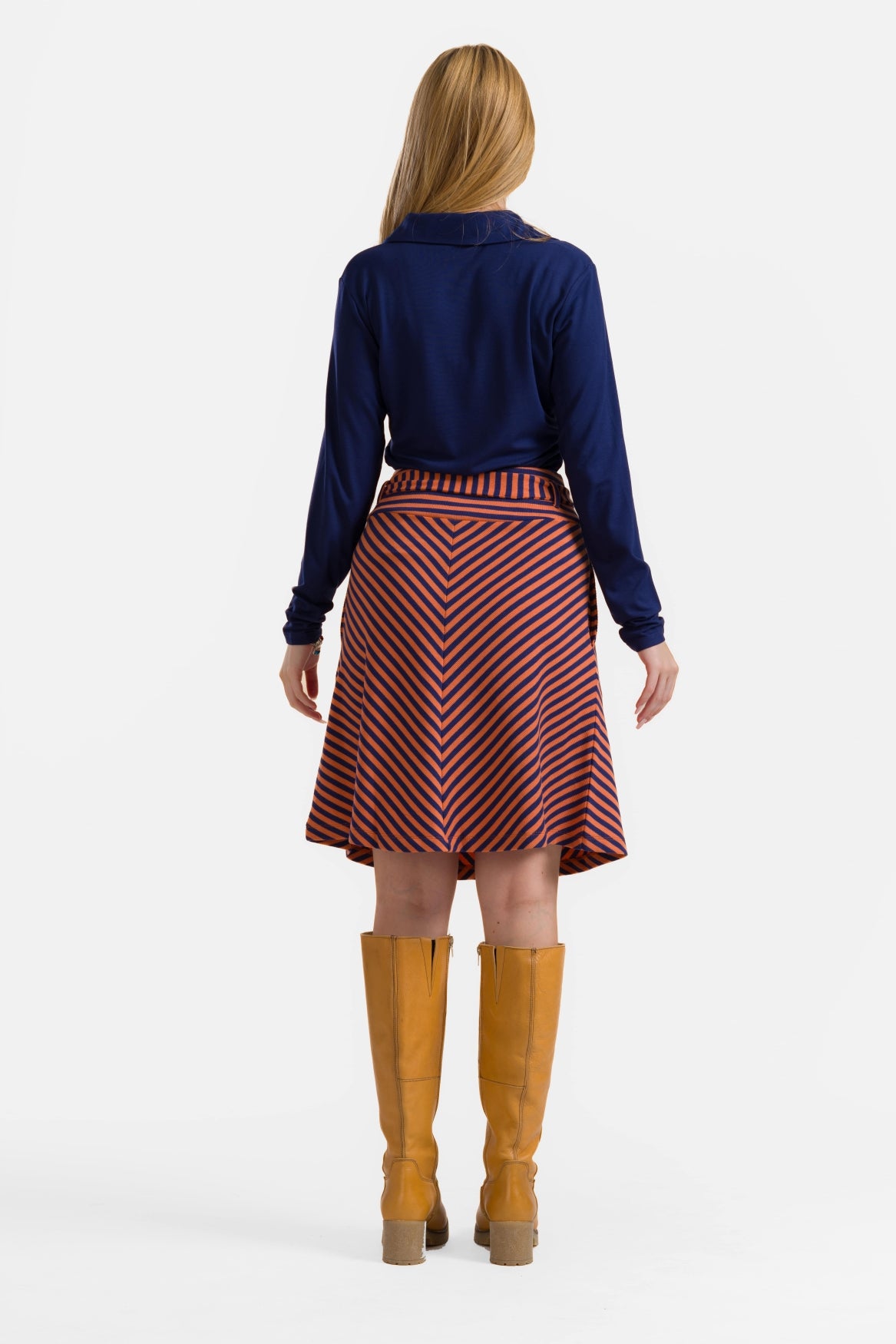 Demi Rok | Navy Stripes